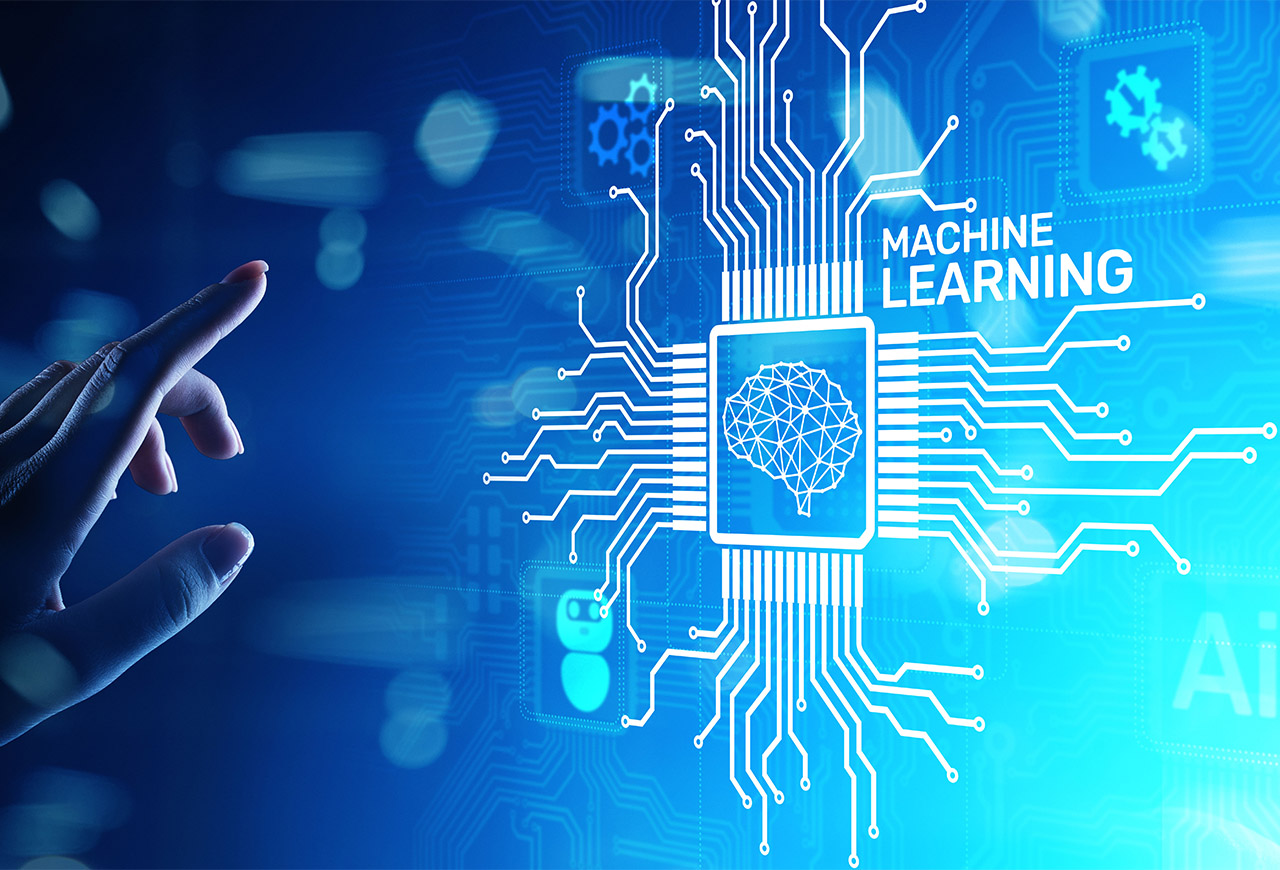 Machine Deep learning algorithms, Artificial intelligence, AI, Automation and modern technology in business as concept.